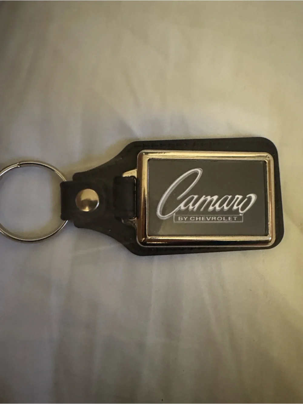 Camaro Black Keychain with Silver Trim Brotherhood 1969